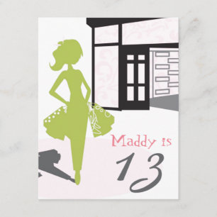 Geburtstags-Einladung - Party am Mall Einladung