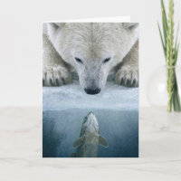 Geburtstags-Eisbar und Fisch-Standoff