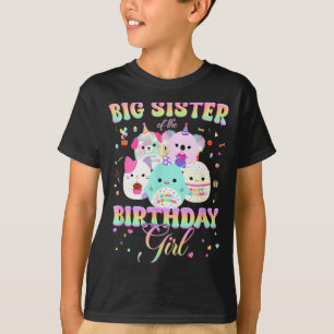 Geburtstags-Familien-Quetsch-Trupp große Schwester T-Shirt