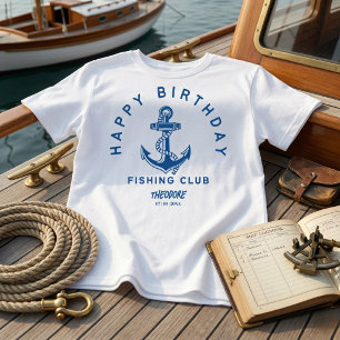 Geburtstags-Fischclub Custom T-Shirt