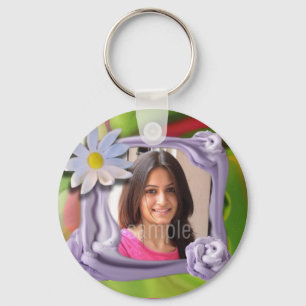 Geburtstags-Foto, Kuchen Schlüsselanhänger