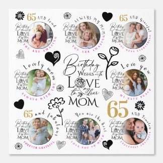 Geburtstags-Fotocollage für Mama als Erinnerungsst Tapete