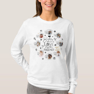 `Geburtstags-Fotocollage T-Shirt