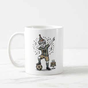 Geburtstags-Fußball-Junge-Dab-Vintage-Gravur-Shirt Kaffeetasse