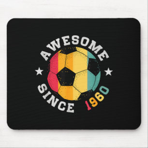 Geburtstags-Fußballspieler 66 Jahre alt Großartig  Mousepad