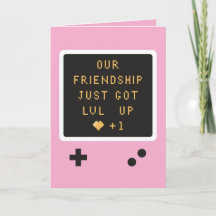 Geburtstags Gameboy Freundschaft Level Auf 