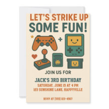 Geburtstags-Gamer-Junge - Vintage Level Up the Fun