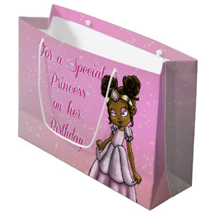 Geburtstags-Geschenk-Tasche Prinzessin-Serena - Große Geschenktüte
