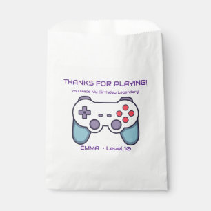 Geburtstags-Geschenktüte für Mädchen mit Gaming-Mo Geschenktütchen
