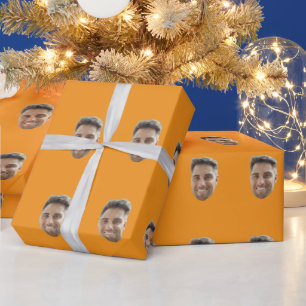 Geburtstags-Gesicht-Wrap-Papier Geschenkpapier