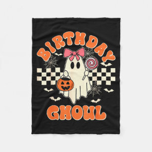 Geburtstags-Ghoul Soky Season Groovy Halloween Kin Fleecedecke