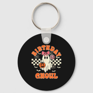Geburtstags-Ghoul Soky Season Groovy Halloween Kin Schlüsselanhänger