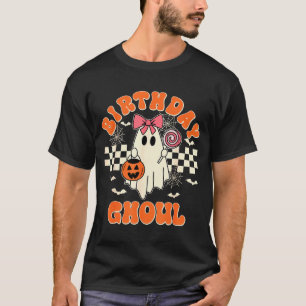 Geburtstags-Ghoul Soky Season Groovy Halloween Kin T-Shirt
