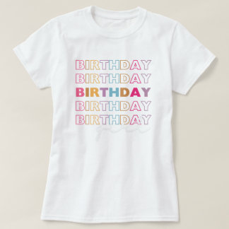 Geburtstags-Girl-Shirt, Geburtstagsparty-Shirt, Ge T-Shirt