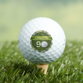 Geburtstags-Golf- / Golftheme / Golfer-Thema Golfball