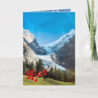 Geburtstags-Grüße - Gletscher, Grindelwald