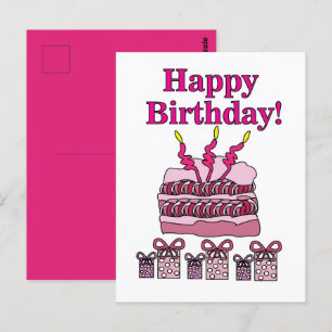 Geburtstags Happy Birthday Party Geburtstag Postkarte