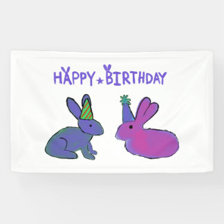 Geburtstags-Häschen Banner