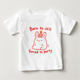 Geburtstags-Hase für Chill-Partys Baby T-shirt