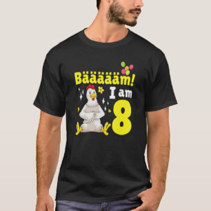 Geburtstags-Hühnchen Geburtstagsparty 8 Jahre T-Shirt