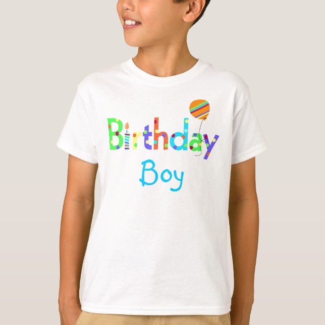 Geburtstags-Jungen-T - Shirt (Vorderseite)