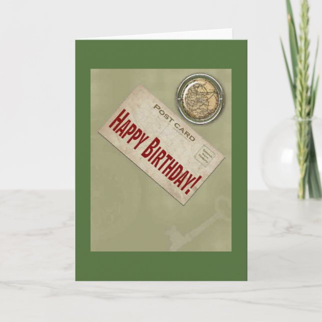 Geburtstags-Karte Karte (Vorderseite)