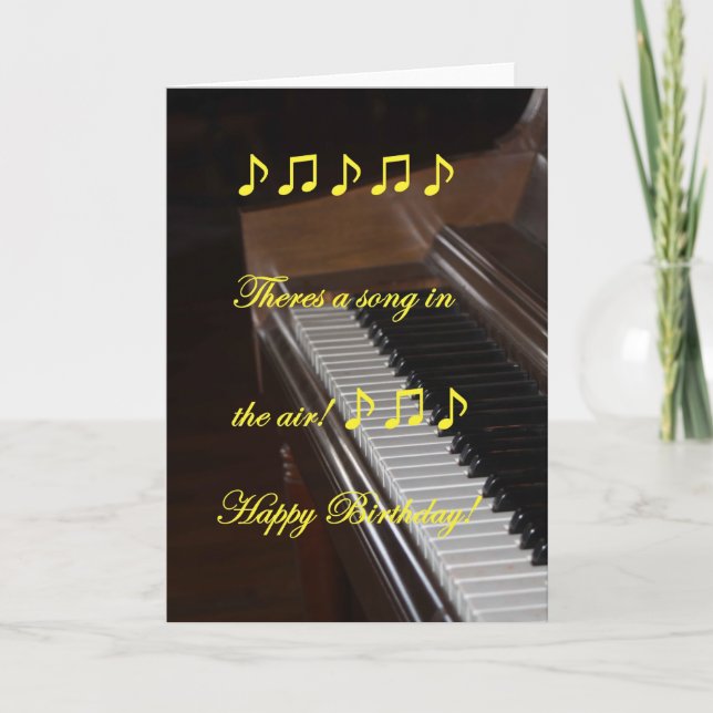 GEBURTSTAGS-KARTE KARTE (Vorderseite)