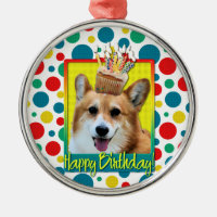 Geburtstags-kleiner Kuchen - Corgi - Owen