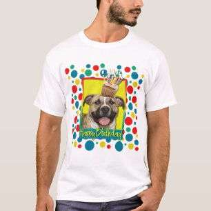 Geburtstags-kleiner Kuchen - Pitbull - Tigger T-Shirt