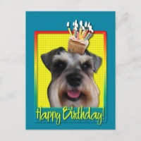 Geburtstags-kleiner Kuchen - Schnauzer