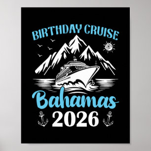 Geburtstags-Kreuzfahrt Byhamas 2026 Familie Matchi Poster