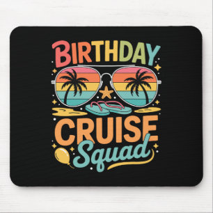 Geburtstags-Kreuzfahrt-Trupp Familienurlaub-Wieder Mousepad