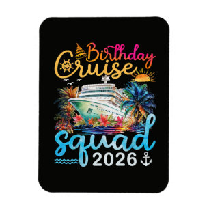 Geburtstags-Kreuzfahrt-Truppe 2026 Magnet