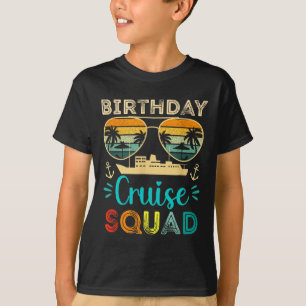 Geburtstags-Kreuzfahrt-Truppe Geburtstags-Urlaubs- T-Shirt