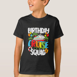 Geburtstags-Kreuzfahrt-Truppe Lustiger Meerestrip T-Shirt