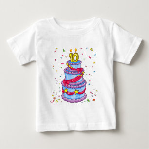 Geburtstags-Kuchen Baby T-shirt