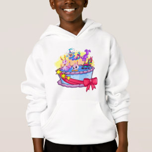 Geburtstags-Kuchen-Gruppen-Schuss Hoodie