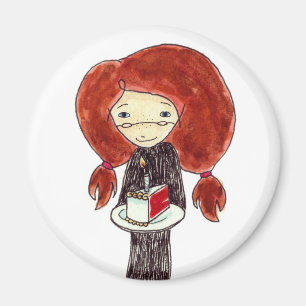 Geburtstags-Kuchen-Magnet Magnet