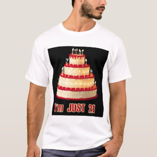 GEBURTSTAGS-KUCHEN MIT KERZEN T-Shirt