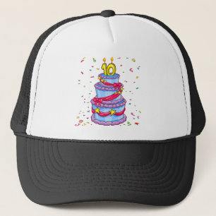 Geburtstags-Kuchen Truckerkappe