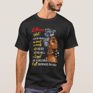 Geburtstags-Libra-Mädchen im September oder Oktobe T-Shirt