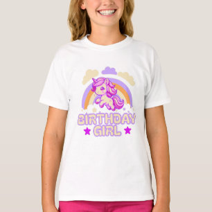 Geburtstags Mädchen Magisches Einhorn T-Shirt – Ki