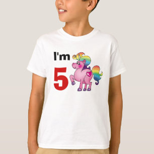 Geburtstags-Mädchengeschenk mit 5-Jährigen T-Shirt