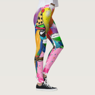 Geburtstags-Papageien Leggings
