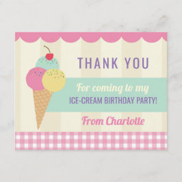 Geburtstags-Party danken Ihnen einladen Dankeskarte