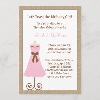 Geburtstags-Party Einladung