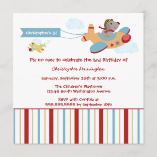 Geburtstags-Party Einladung des