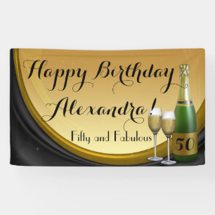 Geburtstags-Party-Fahne kundenspezifisches Banner