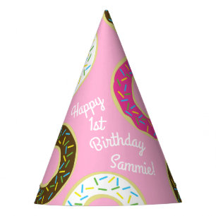 Geburtstags-Party-Thema der Schaumgummiring-buntes Partyhütchen