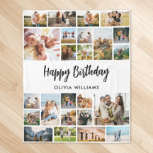 Geburtstags-Personalisierte 24-Foto-Collage